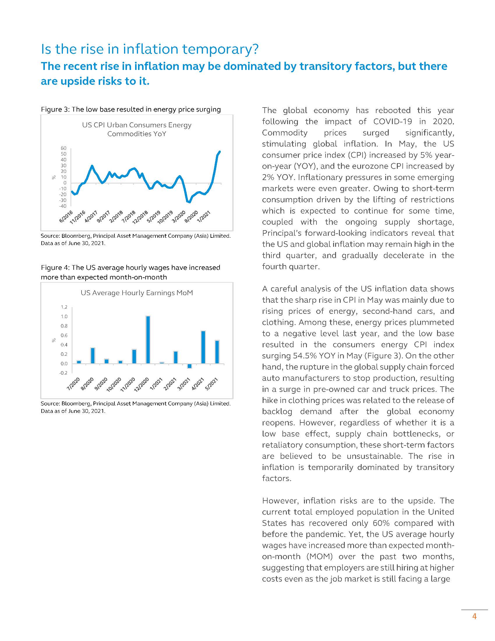 2021 2H Economic and Asset Allocation Outlook